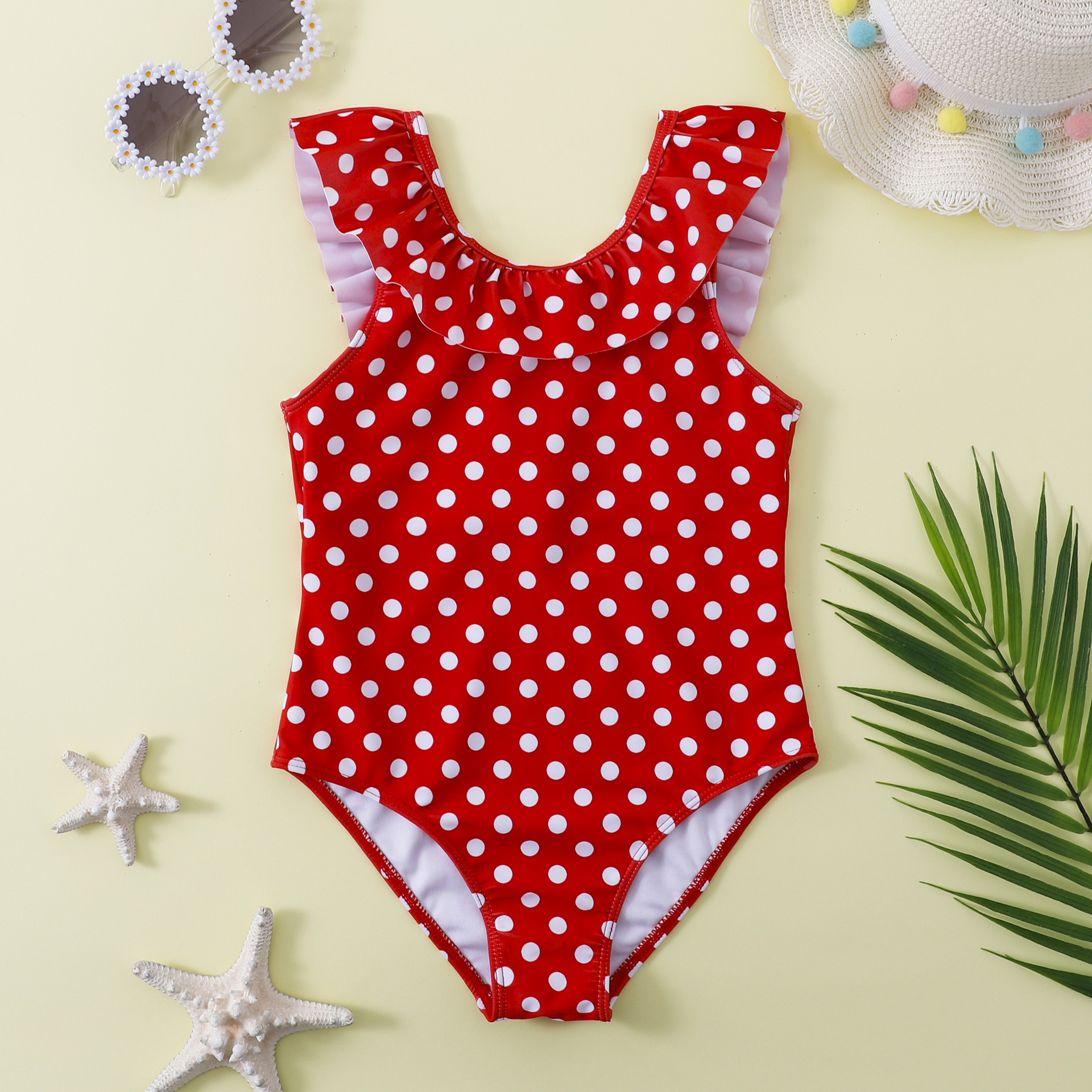 Summer Clothing Teens - Retro Teenage Girls One Piece Swimsuit