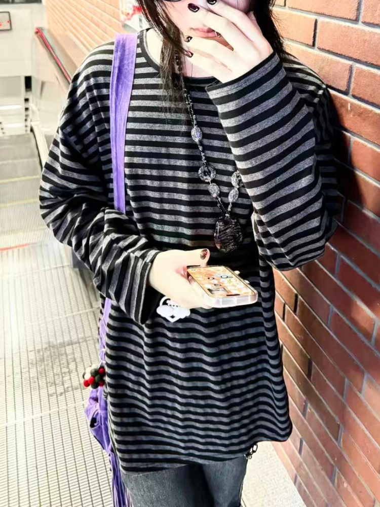 Summer Grunge Clothing - Japanese Y2k Clothing Long Sleeves T-shirt