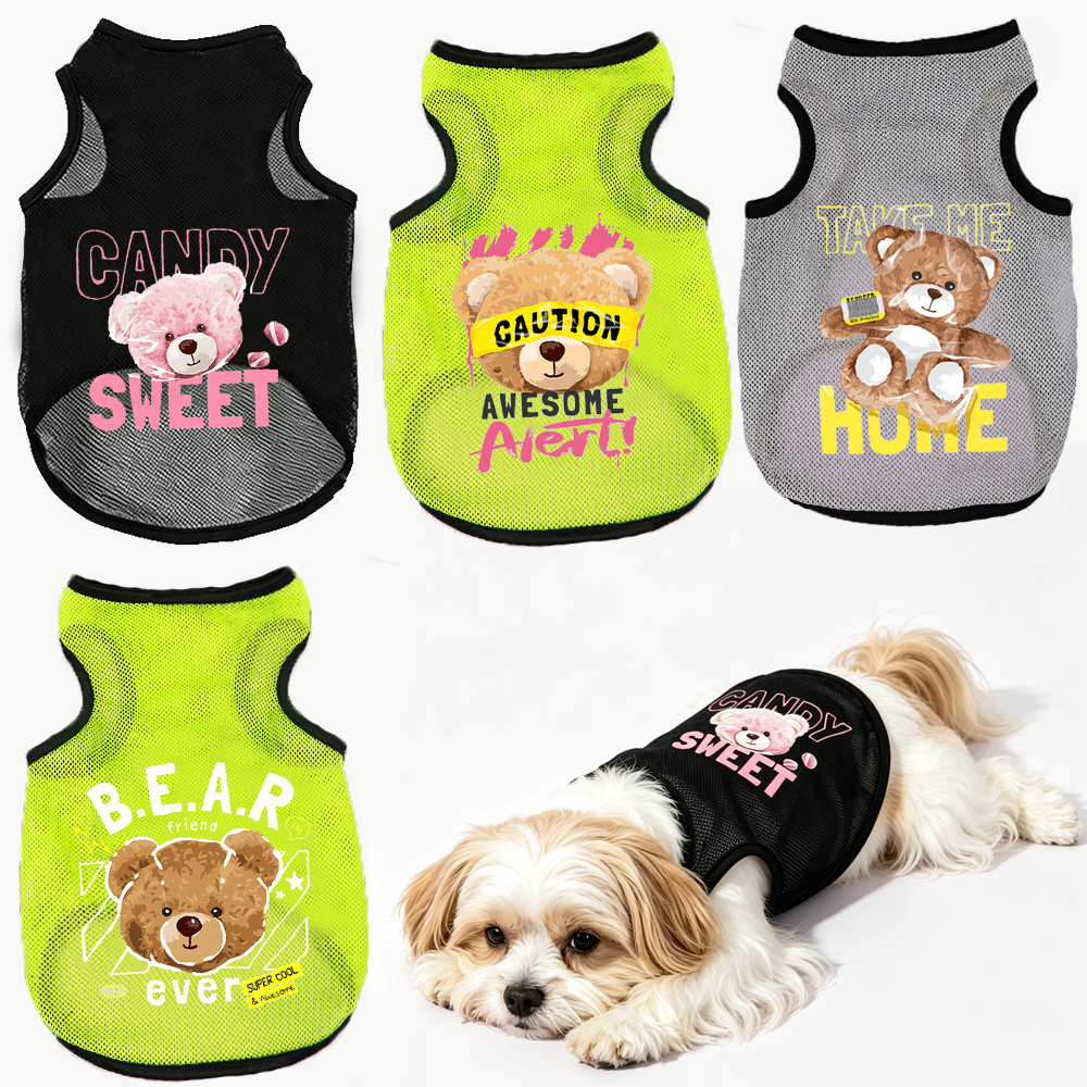 Summer Dog Clothing - Pet Summer Vest Cats & Dogs