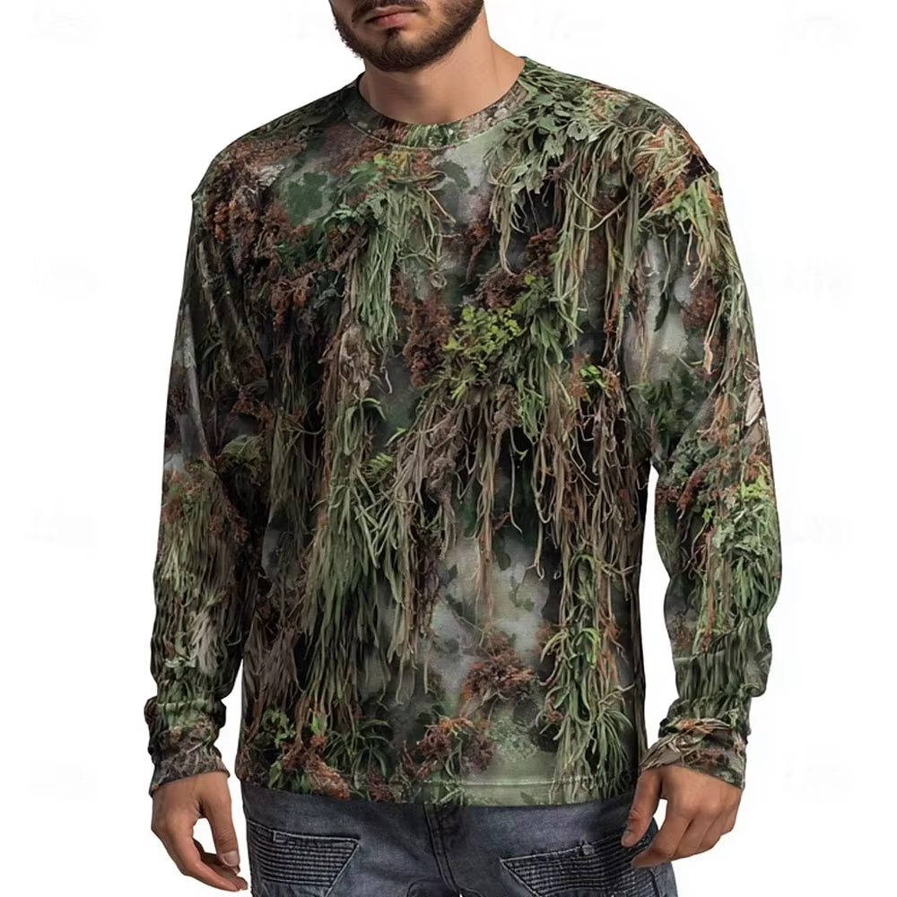 Men's Camo Animal Print Long S - Summer Clothing Types review and price