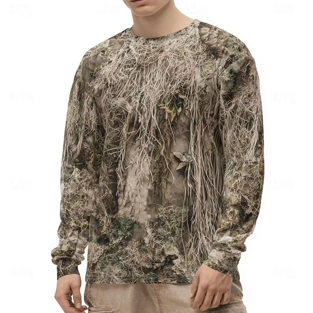 Men's Camo Animal Print Long S - Summer Clothing Types review and price