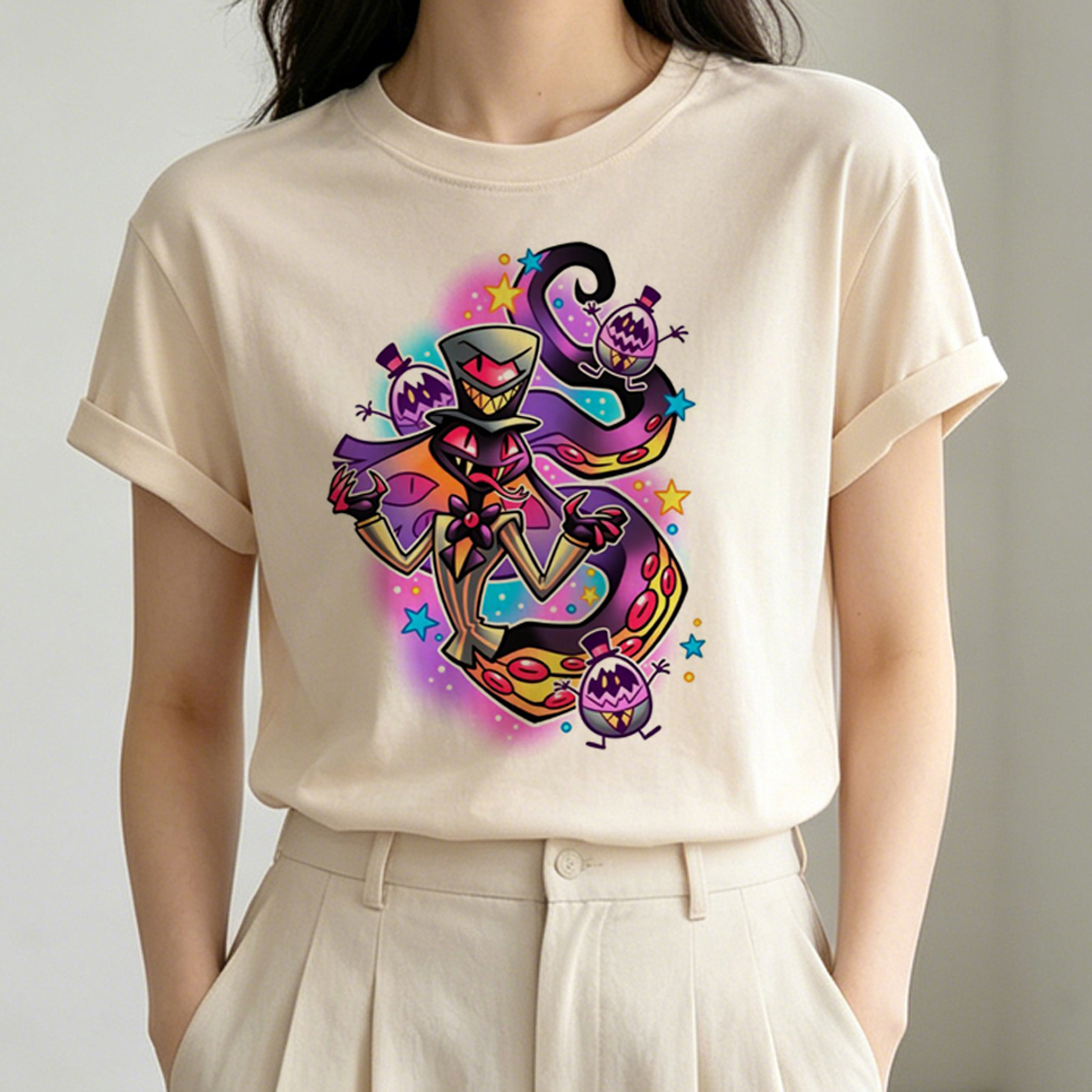 Hazbin Hotel tshirt teen manga - Summer Clothing Teens review and price