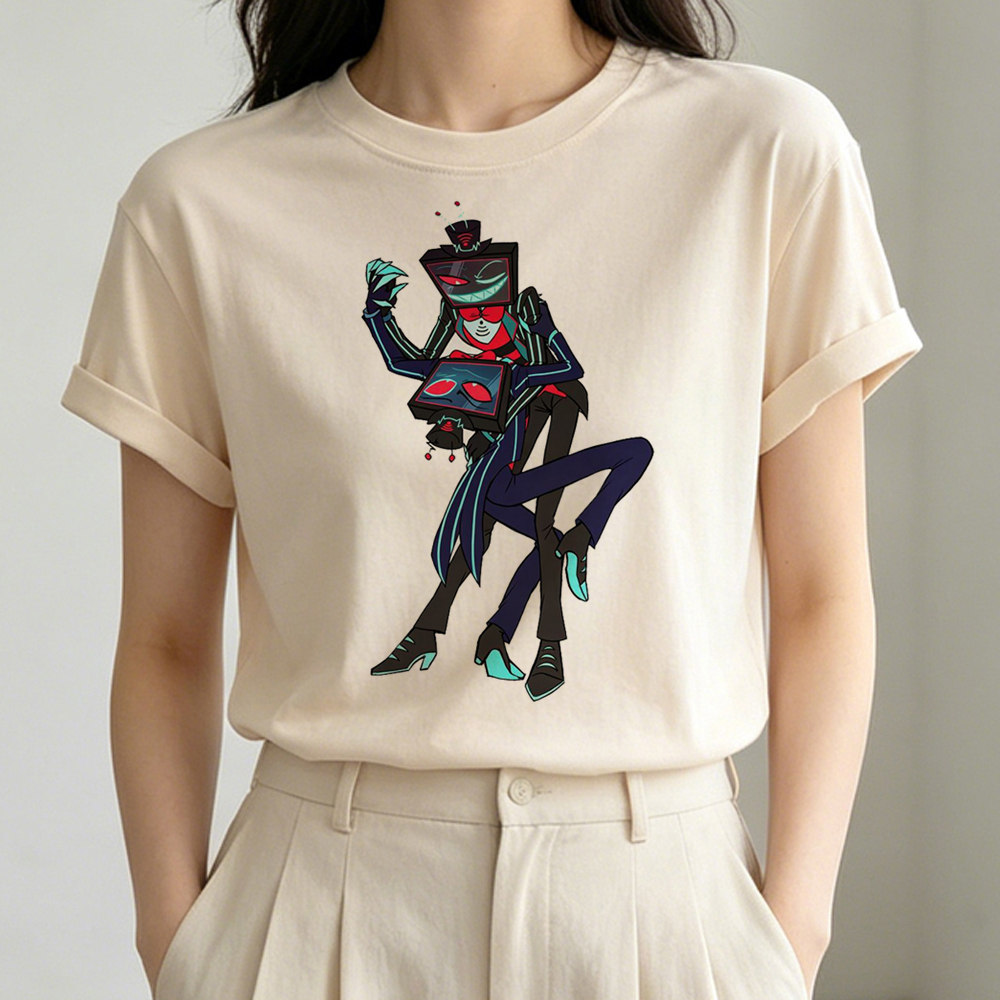 Hazbin Hotel tshirt teen manga - Summer Clothing Teens review and price