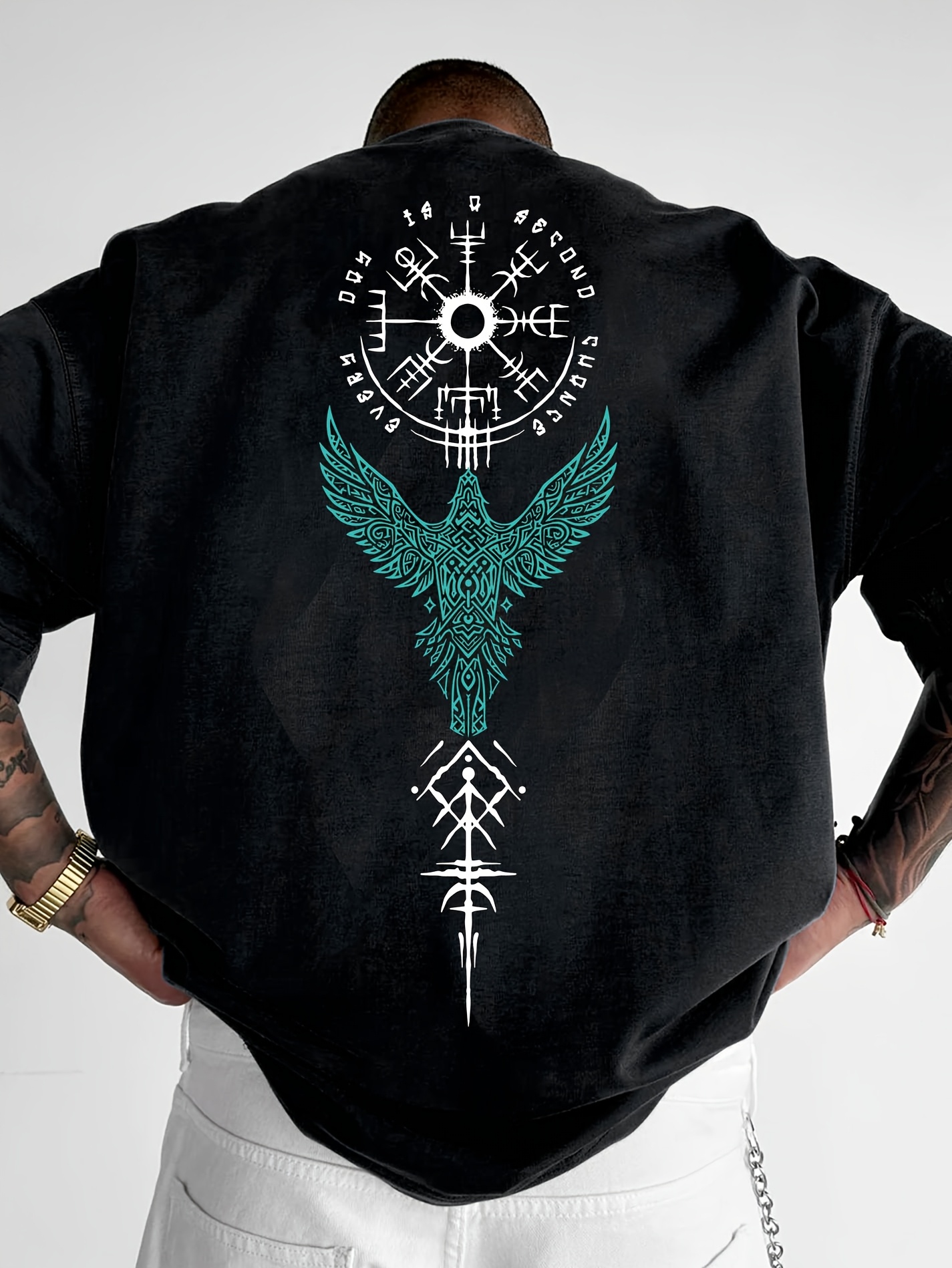 Norse Viking Raven and Rune Pr - Summer Viking Clothing review and price
