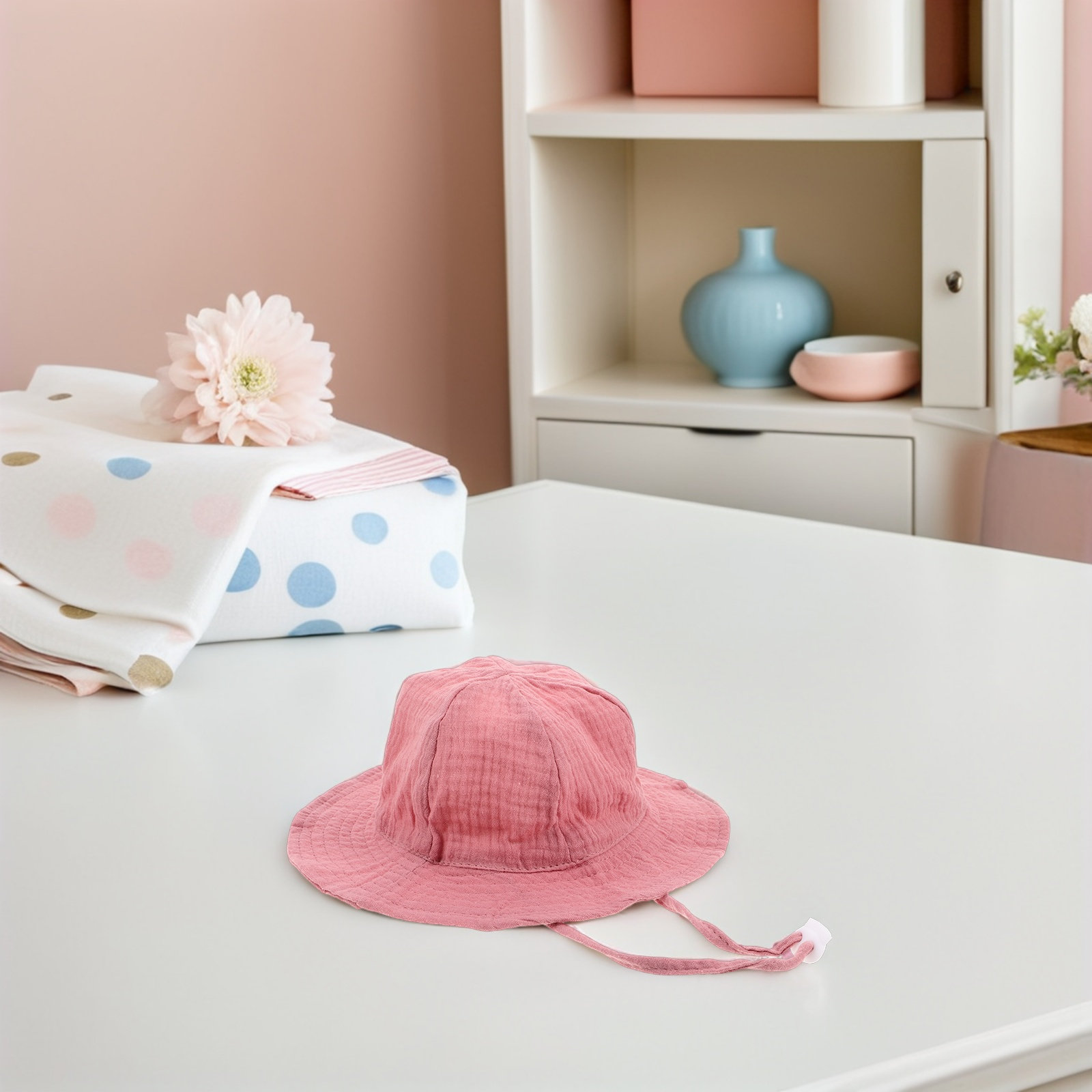 Soft Breathable Baby Cotton Bu - Sun Hat Wide Brim review and price