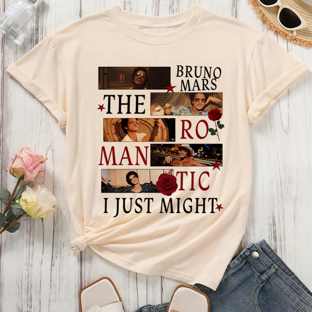 Bruno Mars t shirt women hip h - Summer Grunge Clothing review and price