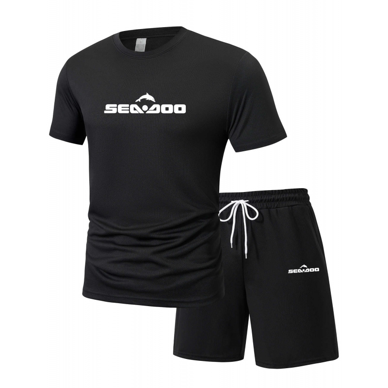 Sea Doo Seadoo Moto Printed Me - Summer Clothing Sets Men review and price
