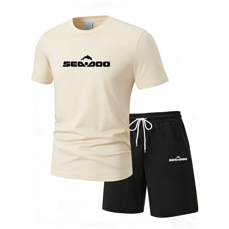 Sea Doo Seadoo Moto Printed Me - Summer Clothing Sets Men review and price