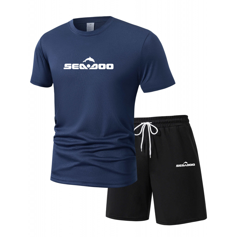Sea Doo Seadoo Moto Printed Me - Summer Clothing Sets Men review and price