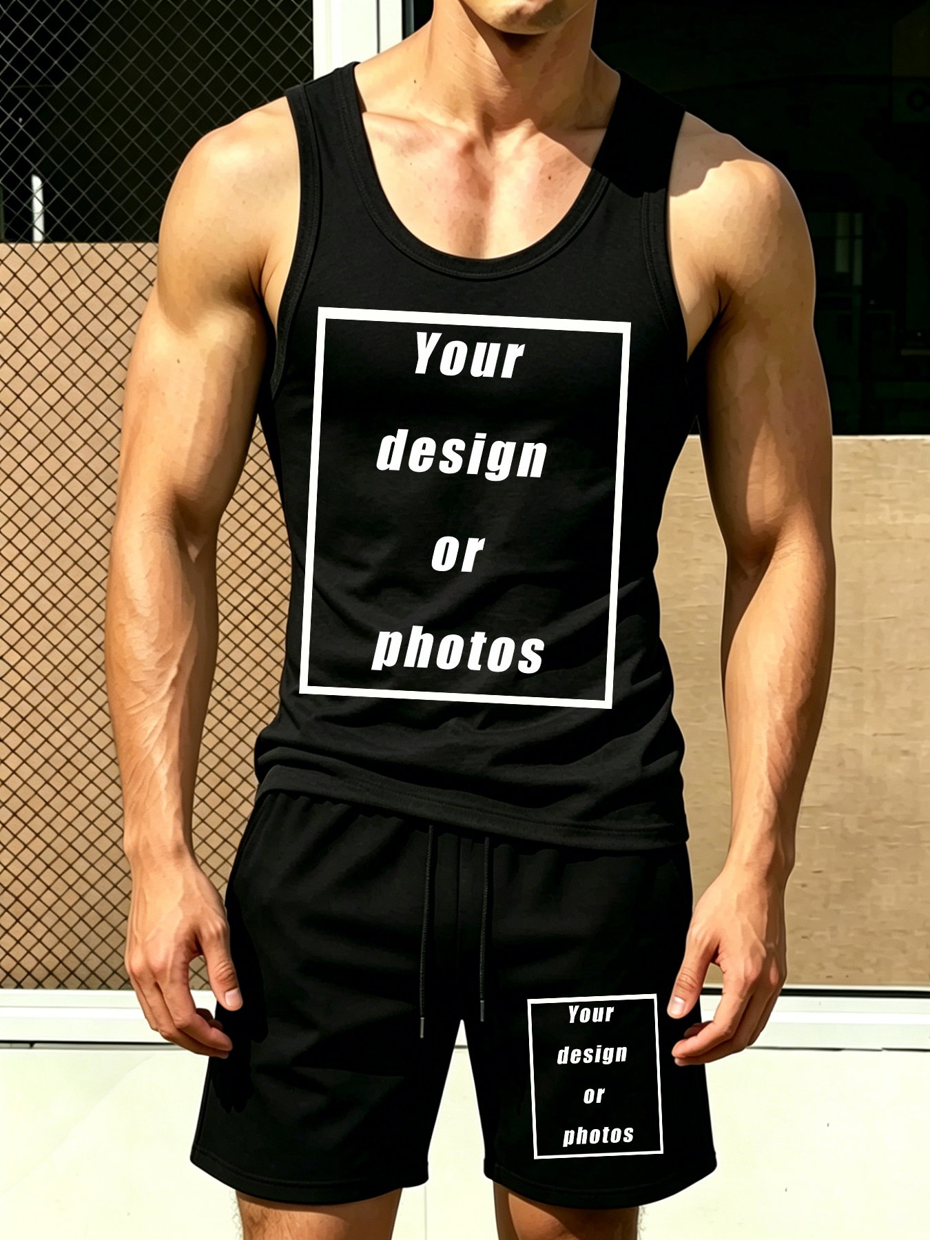 Men's Sports Tank Top Set Shor - Summer Clothing Sets Men review and price