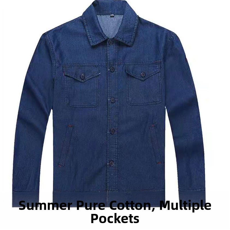 Lightweight Summer Denim Workw - Summer Clothing Sets Men review and price