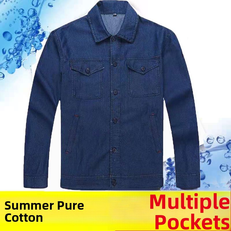 Lightweight Summer Denim Workw - Summer Clothing Sets Men review and price