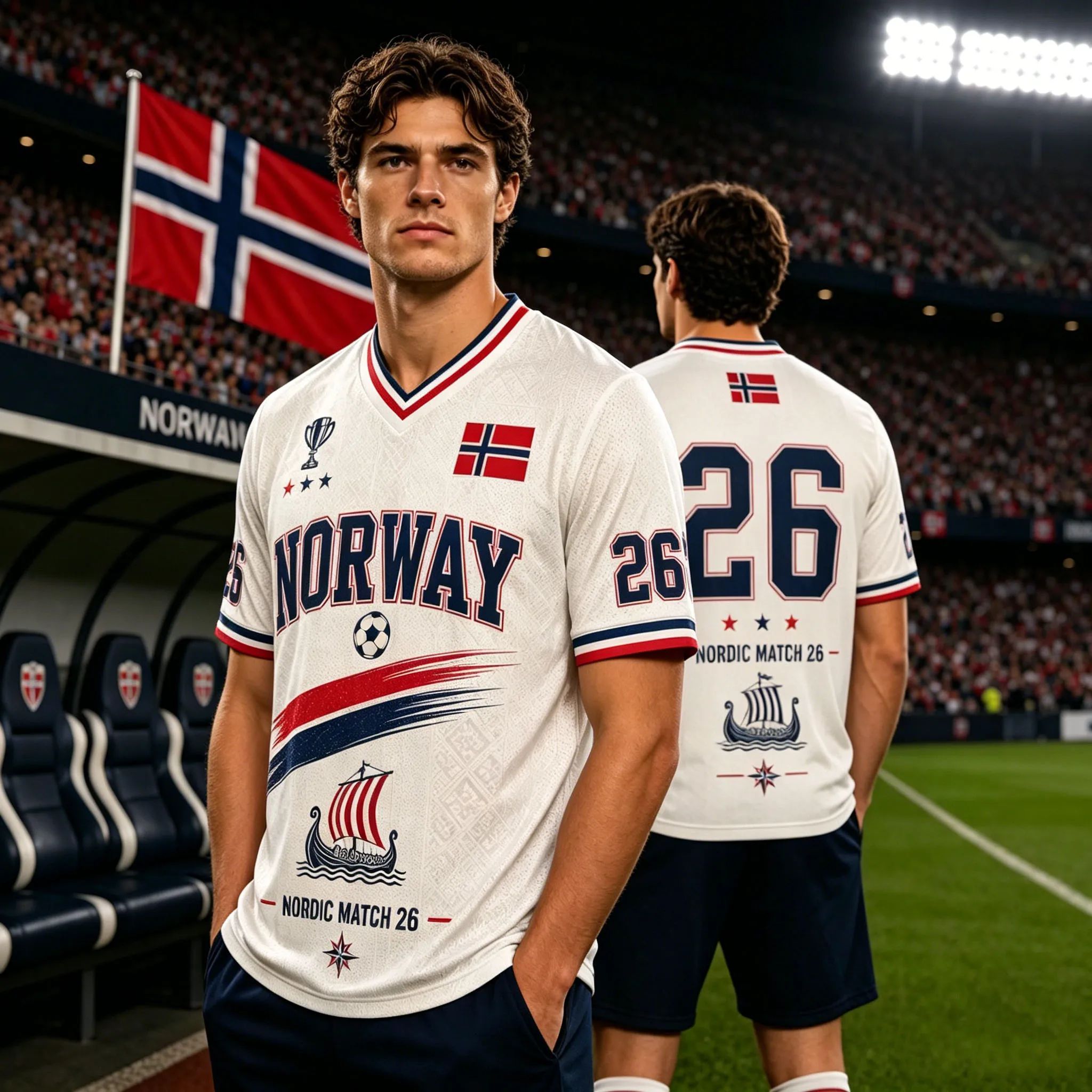Norway Nordic Match 26 Soccer  - Summer Viking Clothing review and price