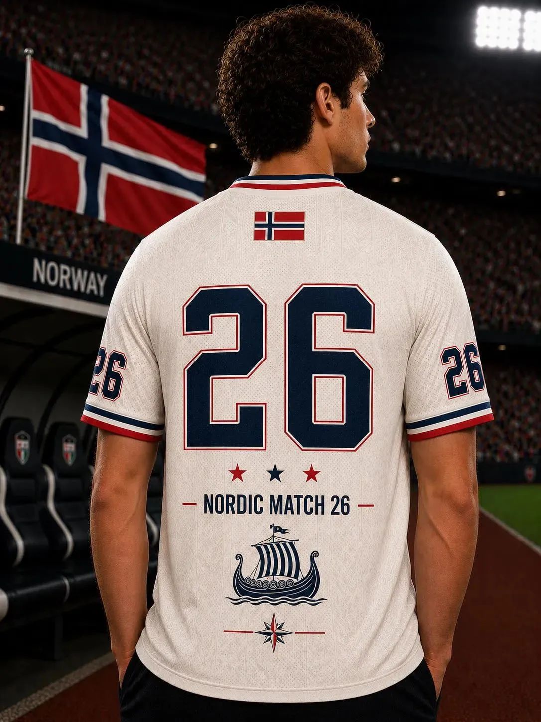 Norway Nordic Match 26 Soccer  - Summer Viking Clothing review and price