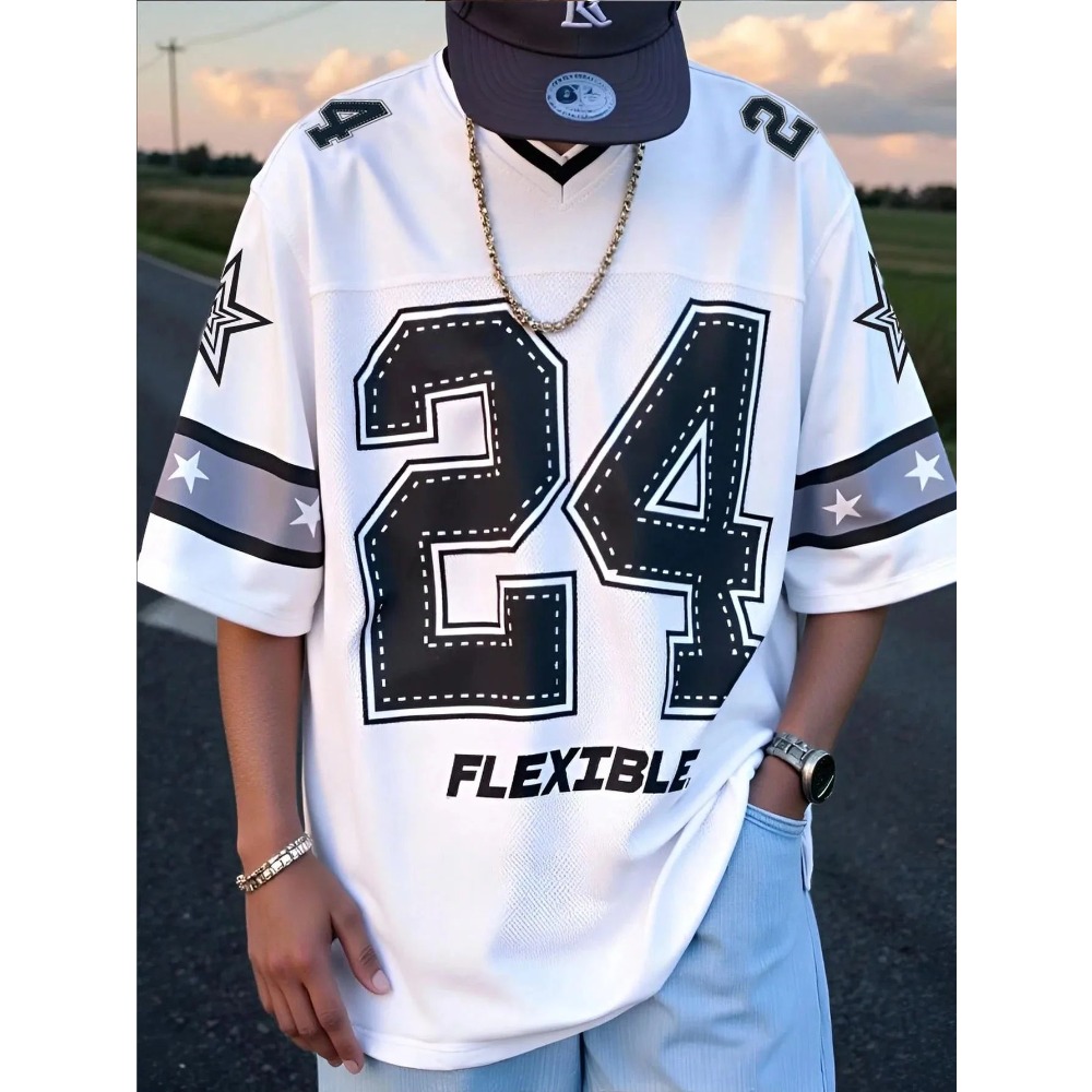 2026 Summer New Men's V-Neck T - Summer Clothing Types review and price
