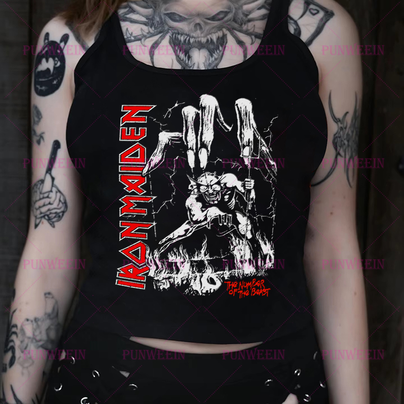 Heavy Metal Crop Top Y2k Grung - Summer Grunge Clothing review and price