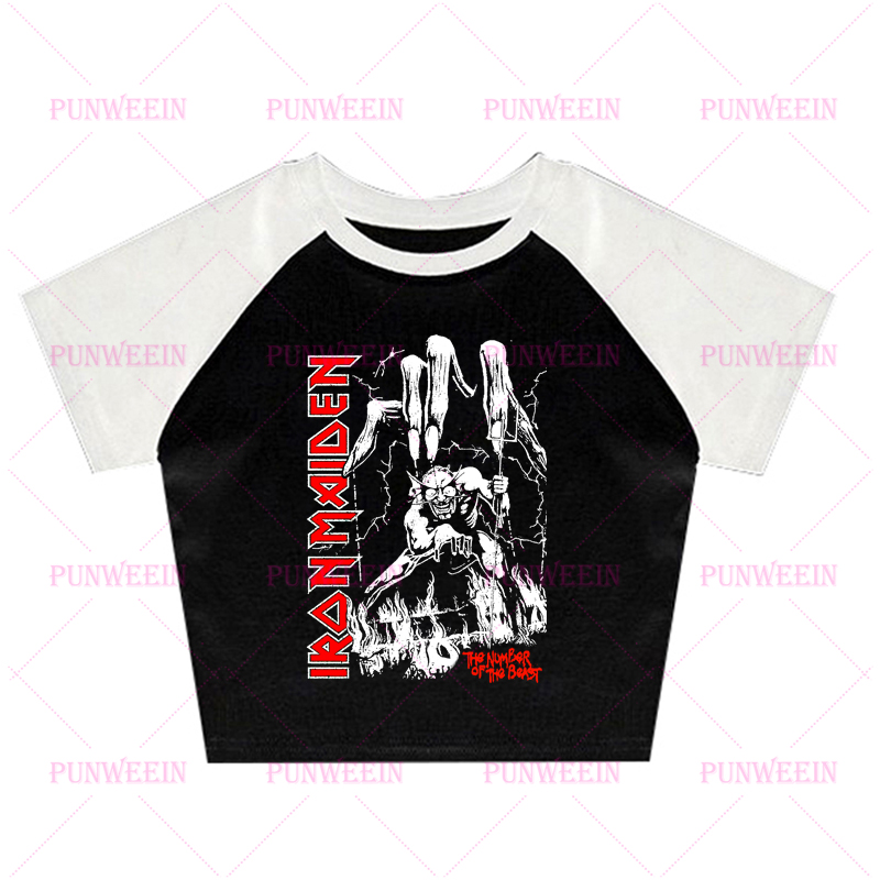 Heavy Metal Crop Top Y2k Grung - Summer Grunge Clothing review and price