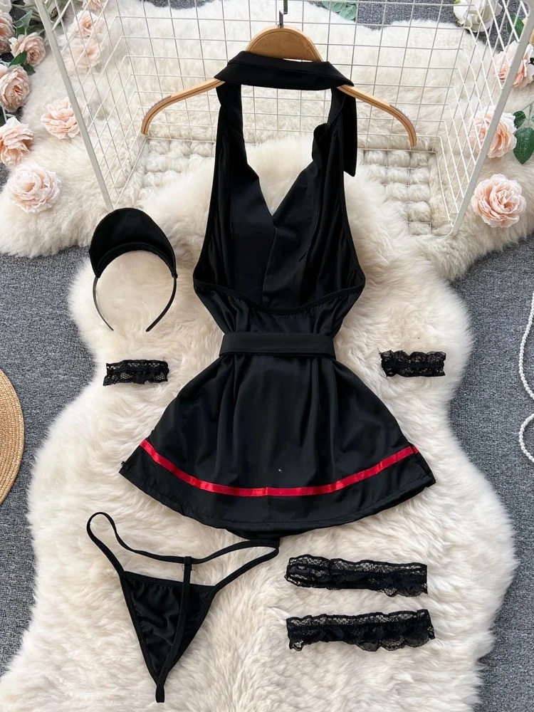 Erotic Fashion Sexy Halter Lin - Summer Clothing Types review and price