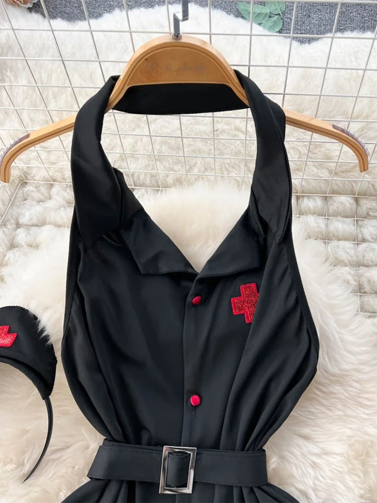 Erotic Fashion Sexy Halter Lin - Summer Clothing Types review and price