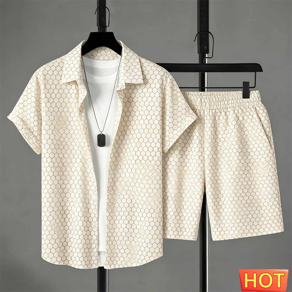 Summer Outfits Man Shirt Set G - Summer Clothing Types review and price