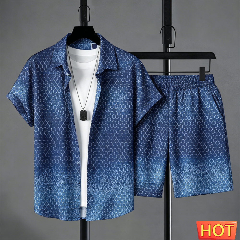 Summer Outfits Man Shirt Set G - Summer Clothing Types review and price