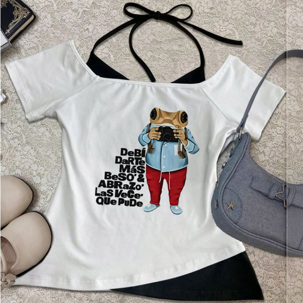Bad Bunny cropped top female g - Summer Grunge Clothing review and price