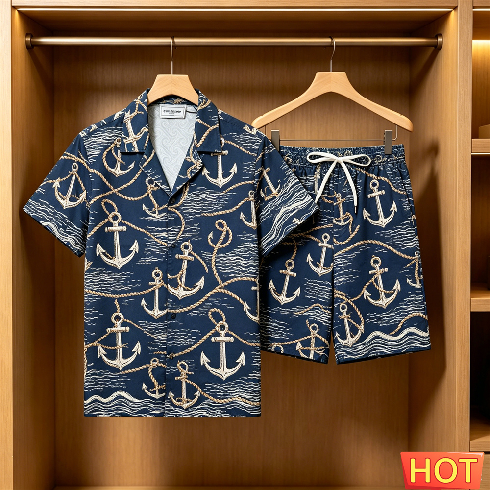 Men's 2 Piece Hawaiian Set Nau - Summer Clothing Types review and price