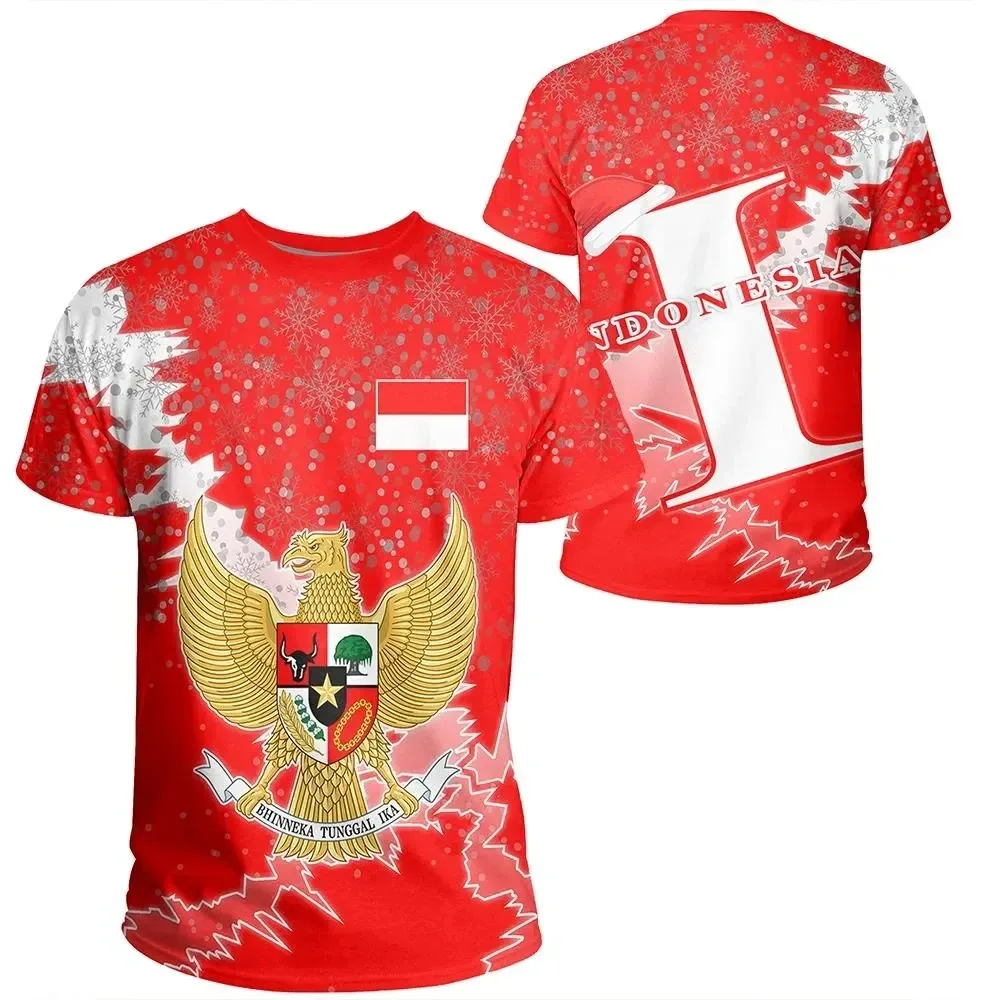 Indonesian Flag 3D Heraldic Pr - Summer Clothing Teens review and price
