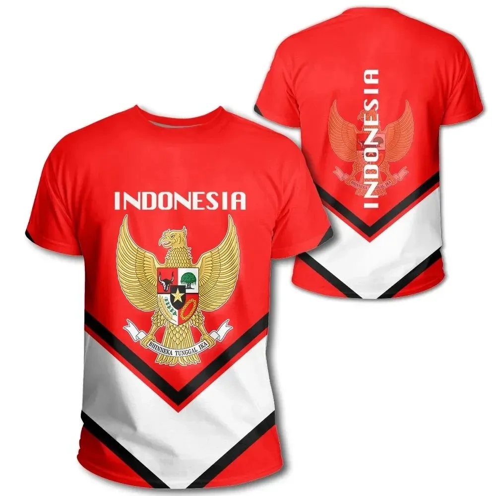 Indonesian Flag 3D Heraldic Pr - Summer Clothing Teens review and price