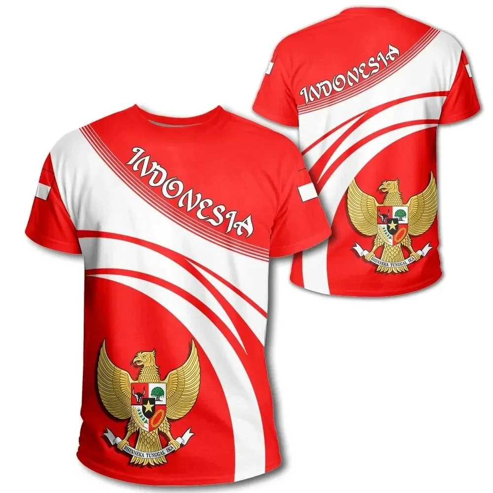 Indonesian Flag 3D Heraldic Pr - Summer Clothing Teens review and price