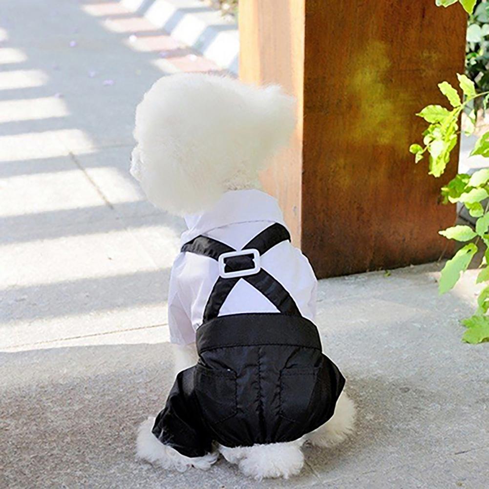 Dog Bow Tie Suit Tuxedo Costum - Summer Dog Clothing review and price