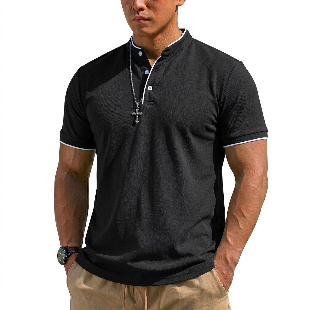 Summer Short Sleeve Henley Shi - Summer Clothing Types review and price