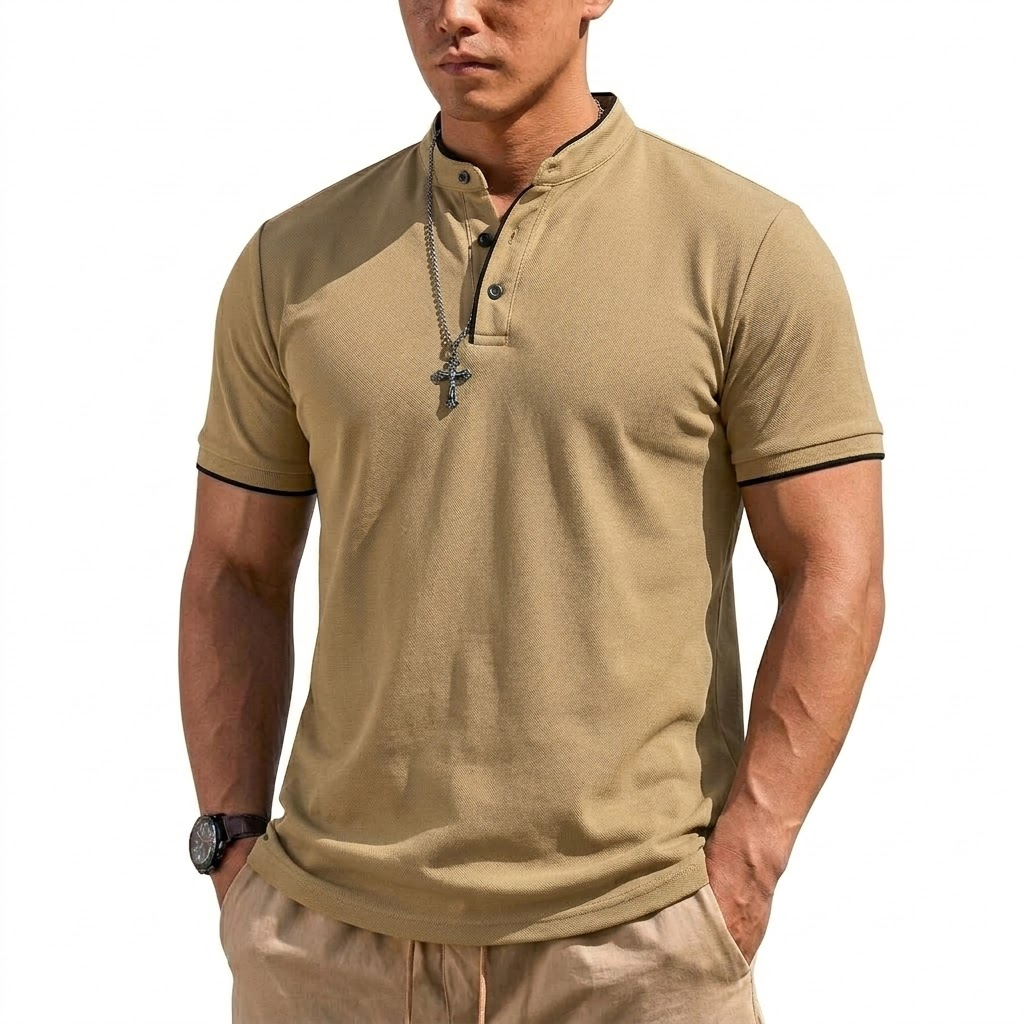 Summer Short Sleeve Henley Shi - Summer Clothing Types review and price