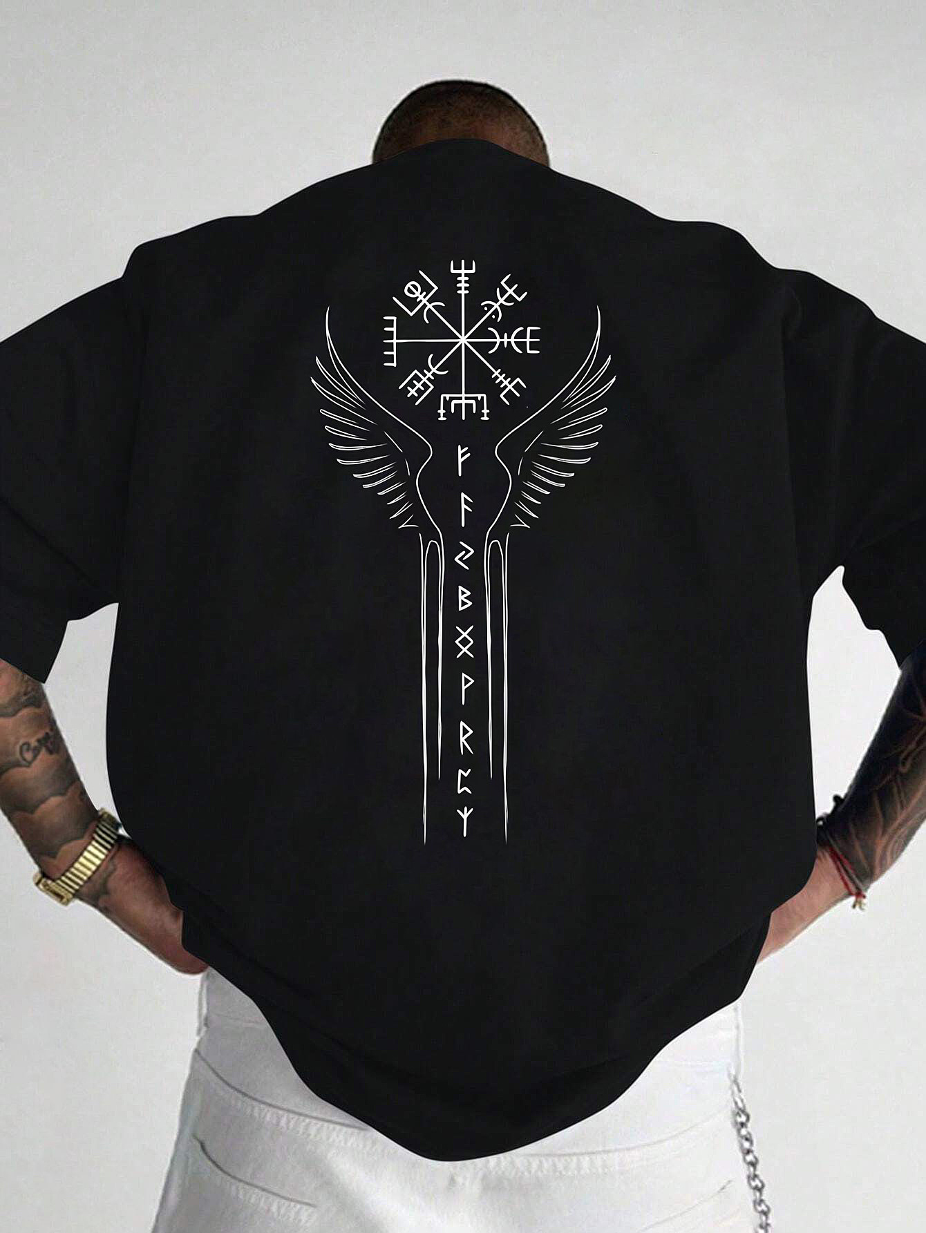 Viking Norse Rune Compass Prin - Summer Viking Clothing review and price