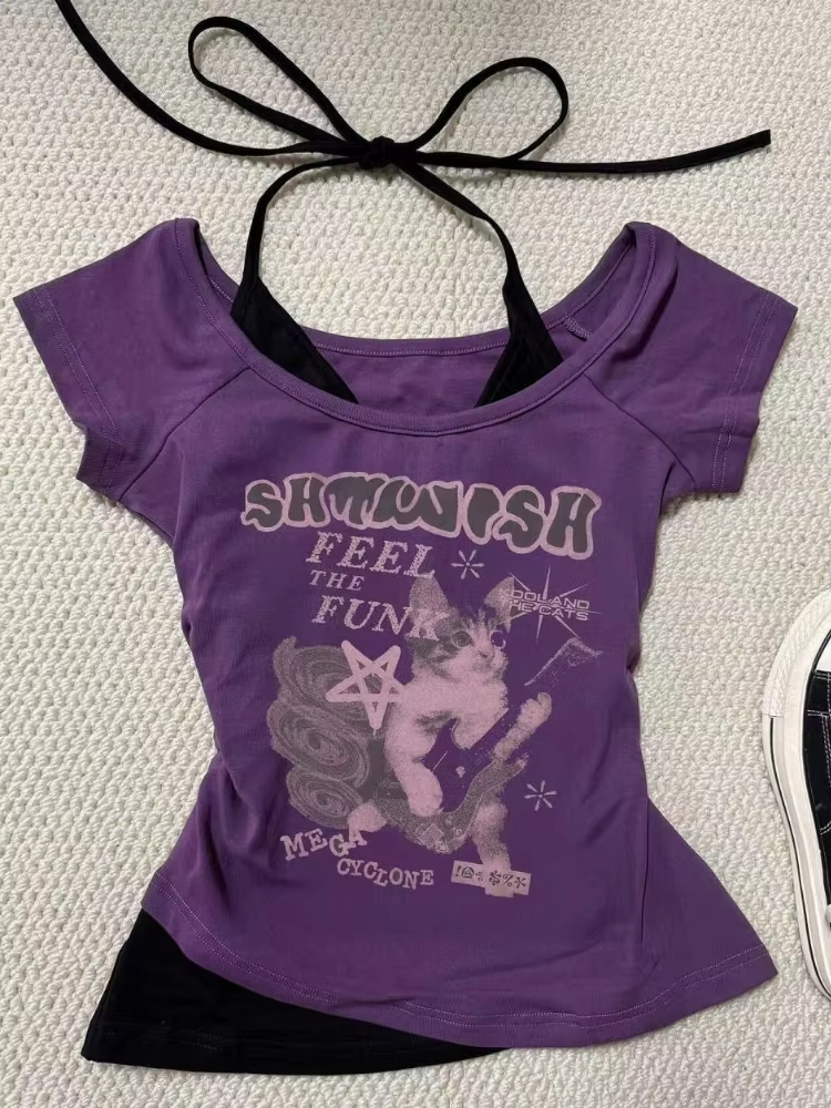 2026 Summer Y2k Vintage Graphi - Summer Grunge Clothing review and price