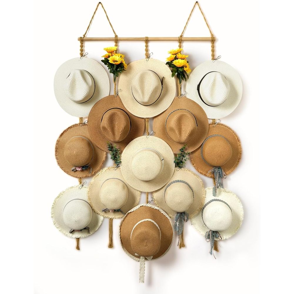 Hat Organizer Rack or Wall 15  - Sun Hat Wide Brim review and price