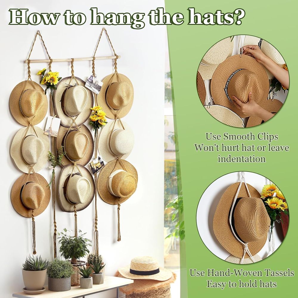 Hat Organizer Rack or Wall 15  - Sun Hat Wide Brim review and price