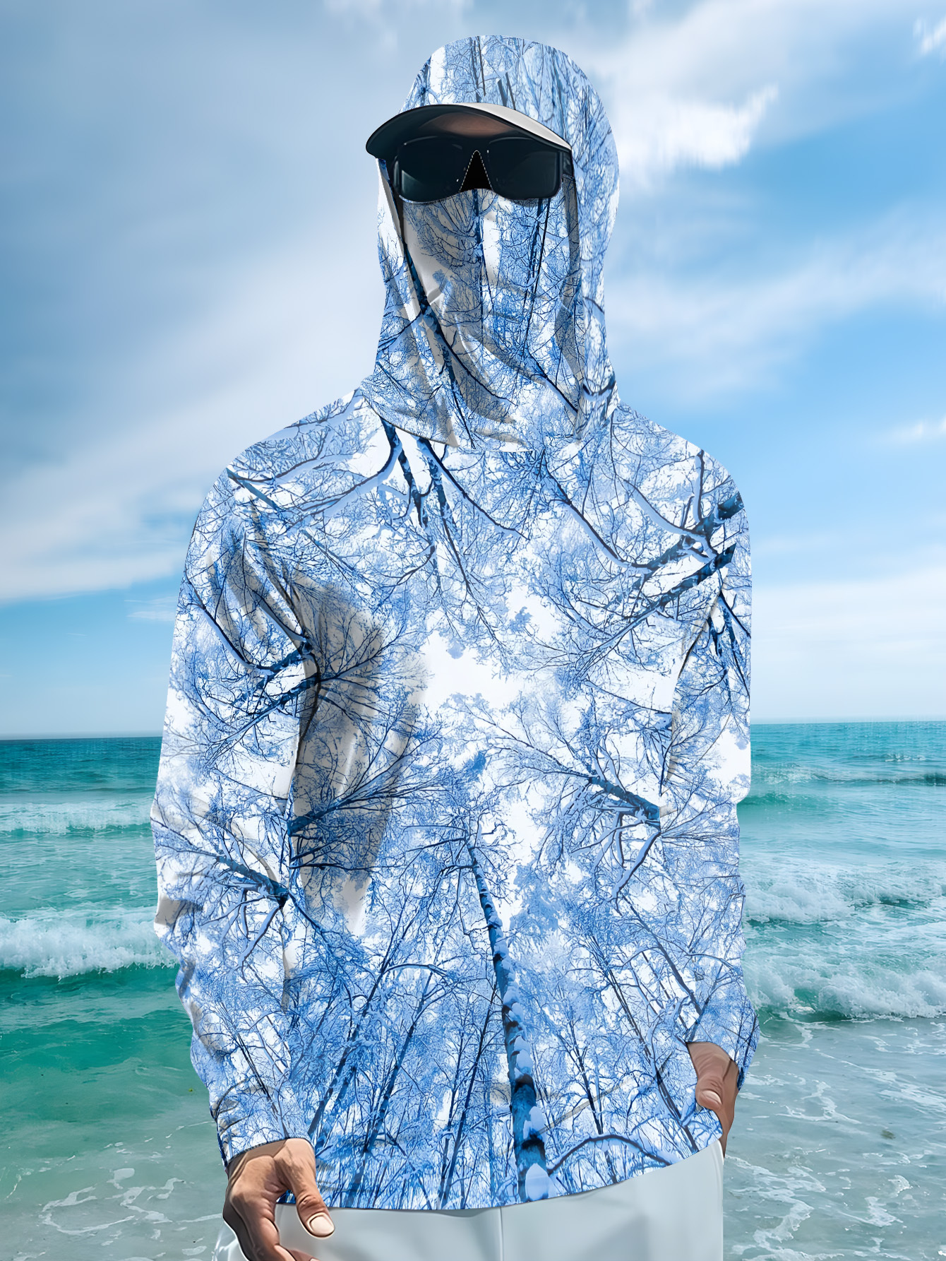 Fishing hooded sweatshirt men' - Summer Clothing Types review and price