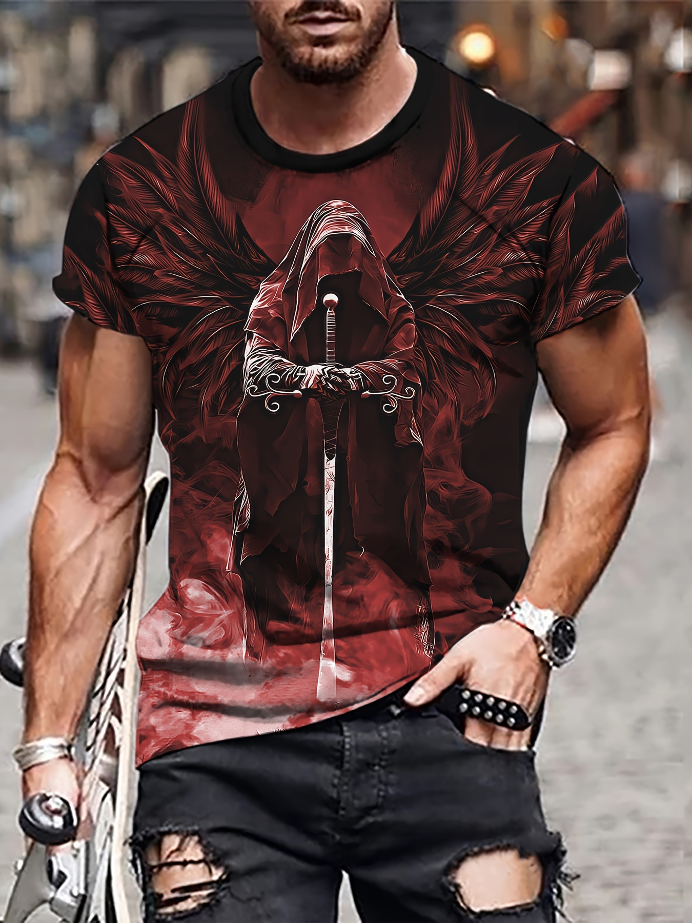 Summer Viking Warrior Pattern  - Summer Viking Clothing review and price