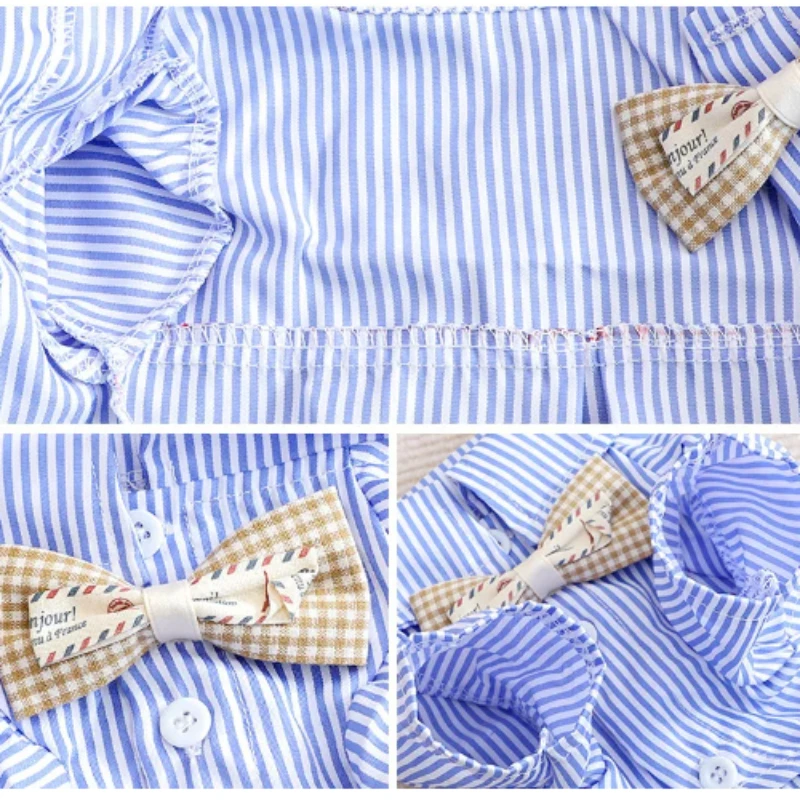 Pet Dog Clothes Bowknot Stripe - Summer Dog Clothing review and price
